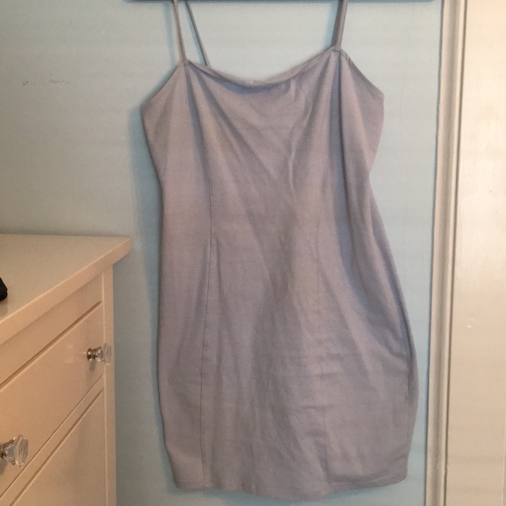 Light blue body con dress from forever21